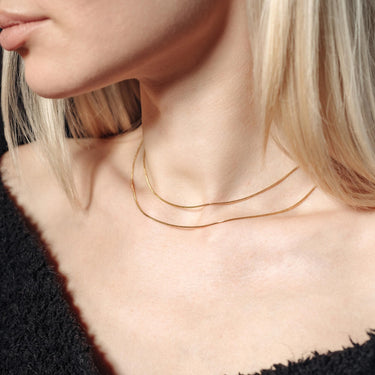 The Simple - Female Gold Necklace - Gold Chains For Women - Women's Necklace Necklace Brother & Sisters